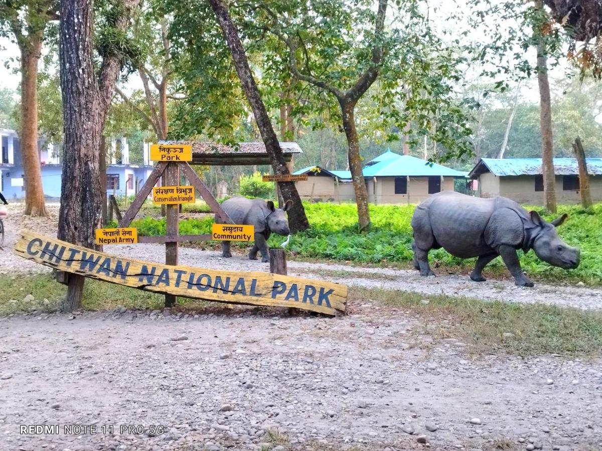 Hotel National Park Sauraha- Homely Stay And Peaceful Location With Jungle Safari Arrangements 외부 사진